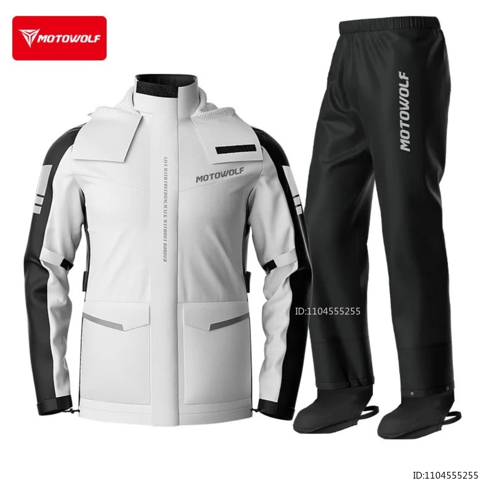 Rain Suit Motorcycle Rainwear  - огляд і ціна Cycling Commute In Rain