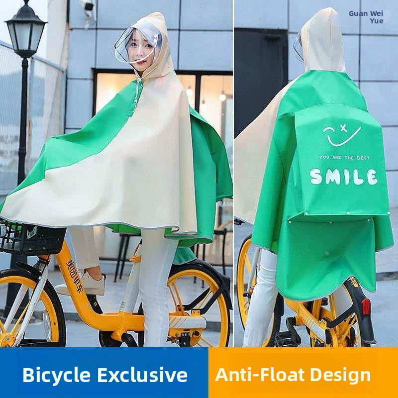 Thickened Men's Bicycle Rainco - огляд і ціна Cycling Commute In Rain