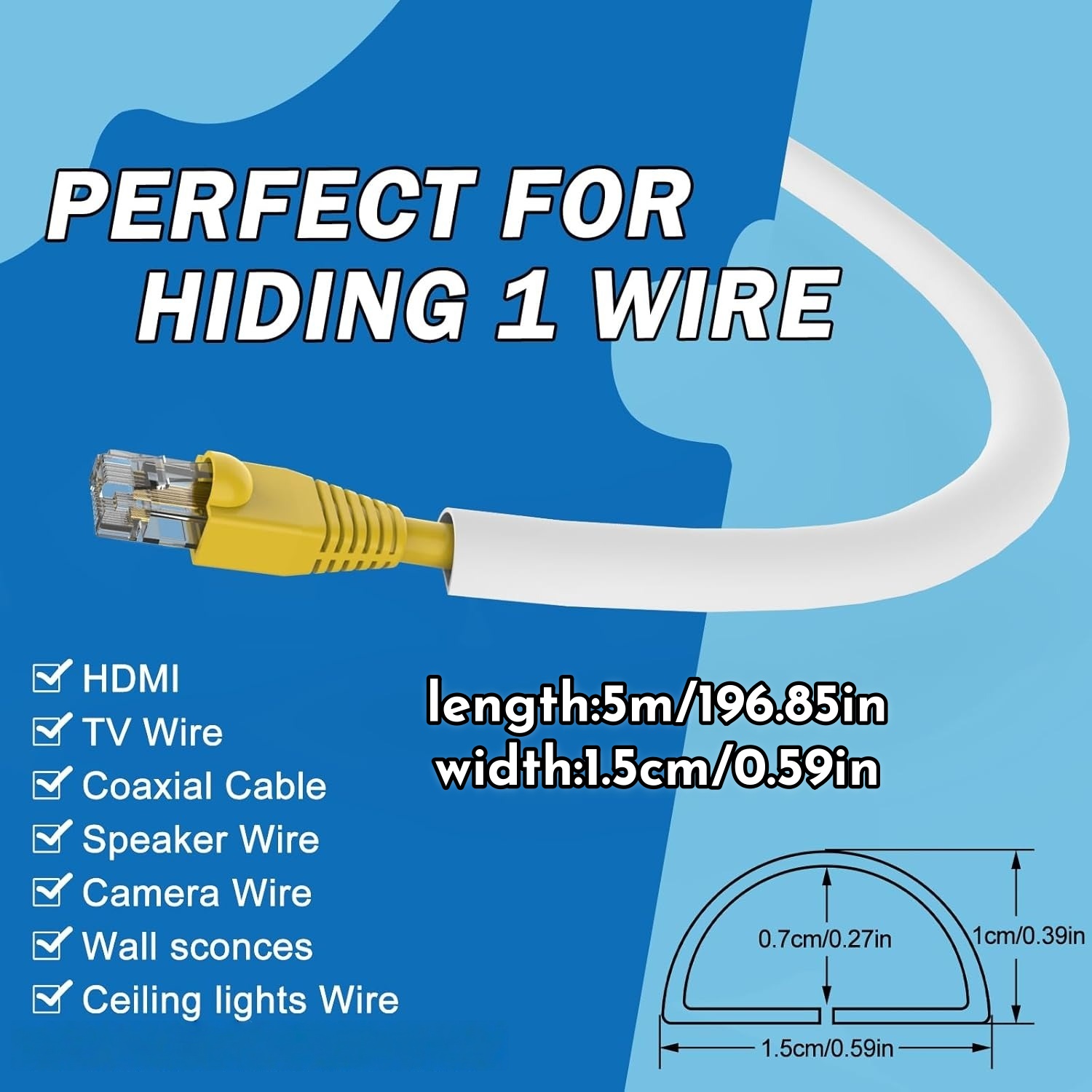 1PC 1/3/5m Flexible floor cabl - огляд і ціна Cable Lock Flexible