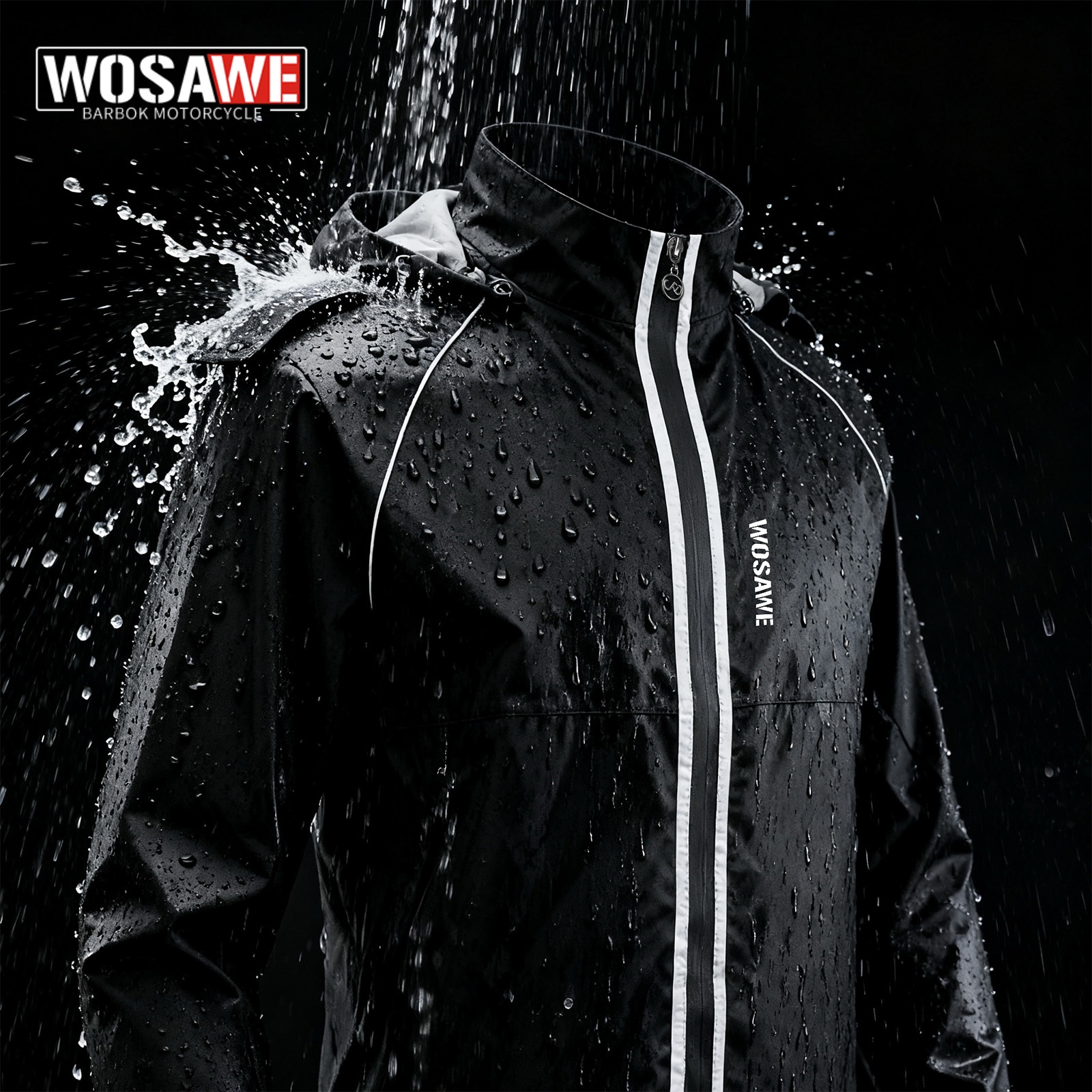 WOSAWE Reflective Motorcycle R - огляд і ціна Cycling Commute In Rain