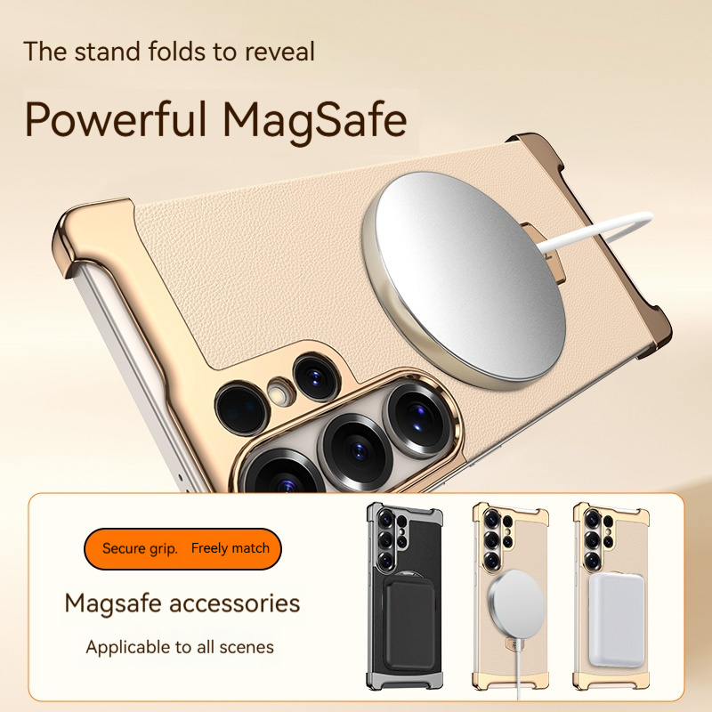 Luxury Leather Frameless Magne - огляд і ціна Kickstand Adjustable
