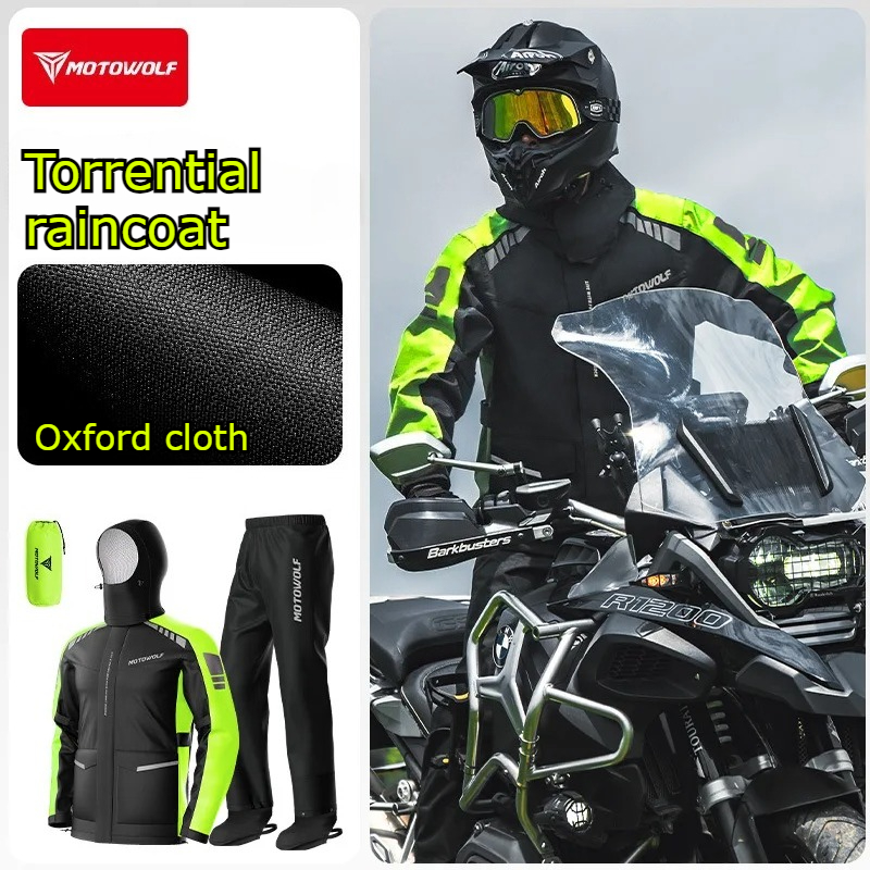 Motowolf Reflective Motorcycle - огляд і ціна Cycling Commute In Rain