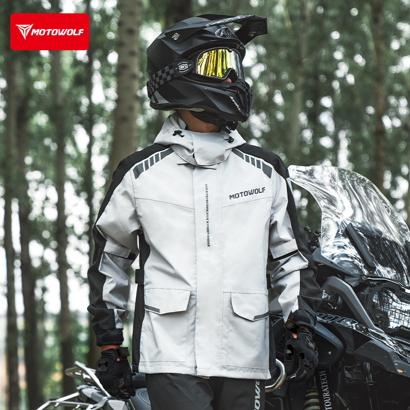 Motowolf Reflective Motorcycle - огляд і ціна Cycling Commute In Rain